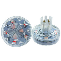 Fabrication de lampes LED RGB pour l'aménagement paysager, 110V, matériau PC, IP66, pour parcs d'attractions, avec garantie de 2 ans
