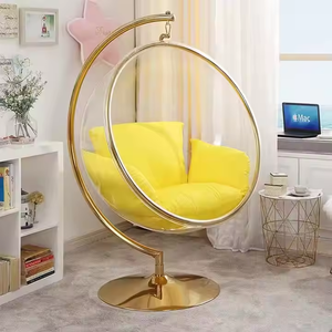 Fauteuil suspendu en rotin en forme d'œuf, design moderne, pour intérieur et extérieur, mobilier de jardin en métal et cannage, balançoire de patio - Product Image 2