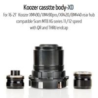 Koozer-Cassette de moyeu de vélo MTB pour XM490 490pro MF480 CX420 HG 8-11S XD Spline MS 12S Freehub Body E-Bike Parts Hubs