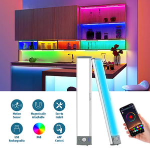 1 unidad de luces RGB para debajo del gabinete con sensor de movimiento y control por aplicación - Product Image 3