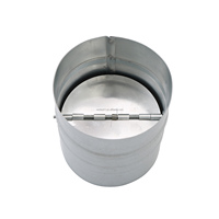 Clapet anti-retour à lame en aluminium avec cadre galvanisé pour système de ventilation CVC