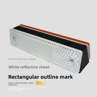 Delineateur routier rectangulaire réfléchissant simple face pour garage et autoroute