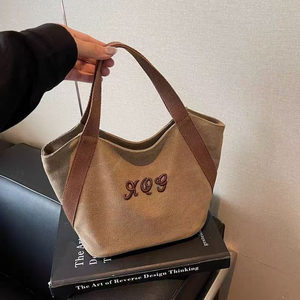 กระเป๋าผ้าแคนวาสผู้หญิง รุ่นใหม่ปี 2025 กระเป๋าใบเล็กเรียบง่าย - Product Image 6