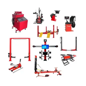 CE Approved Workshop 3D Car Wheel Alignment Tire Changer Combo Car Garage Equipment 1 Station Auto Service Machine And Tools
