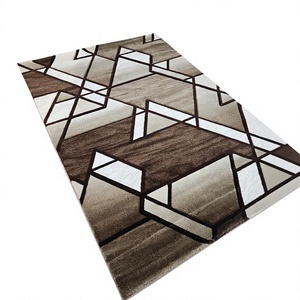 Alfombra Adiva Moderna de Jacquard Tejida en Turquía, de Polipropileno, Fabricada a Máquina, de Pelo Alto, con Patrón Abstracto, Resistente a las Manchas, Mediana, Venta al Por Mayor - Product Image 1