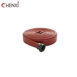 UL FM EN14540 high quality PVC/Rubber/EPDM/TPU lined fire fighting hose pipe with NH/BS/Storz/French coupling factory price