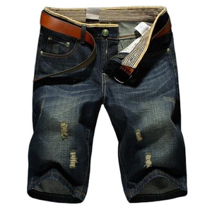 <span class=keywords><strong>Pantaloni</strong></span> a cinque punte in puro cotone <span class=keywords><strong>Slim</strong></span> Fit Jeans larghi Casual da uomo pantaloncini <span class=keywords><strong>Cargo</strong></span> in tessuto di cotone con Logo personalizzato per uomo - Product Image 1