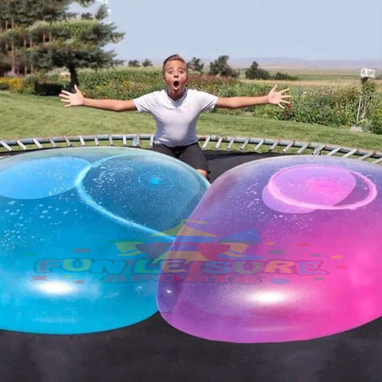 На открытом воздухе детские развлечения герметичность металлическим каркасом для gonflables надувные игрушки с водными пузырьками и шарики