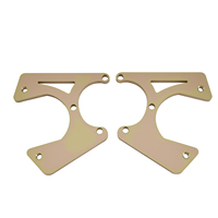 Kit de Conversión de Freno de Disco Trasero con Soportes de Caliper y Rotor Perforado, Compatible con GM de 10 y 12 Pernos DBK-GM1012R-1125D-ME