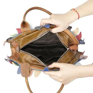 AndoBag - Bolsos de Mano de Cuero Genuino, Bolsos de Hombro Cruzados con Diseño Colorido y Moderno, Bolso de Mano de Lujo para Mujer, Modelo 1773 - Product Image 5
