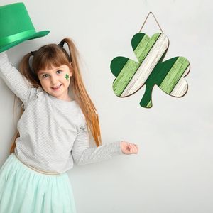 Adorno para el Hogar del Día de San Patricio, Colgante de Madera con Tréboles Irlandeses para Decoración de Fiestas, Venta al Por Mayor, Nueva Llegada - Product Image 3