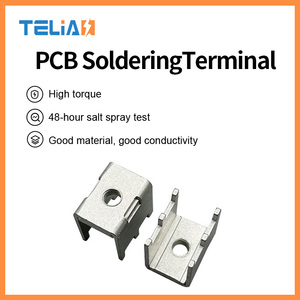 PCB Welding <strong>Terminal</strong> M6 TLS6604 <strong>Terminal</strong> Screw Pin High Current Brass Wire Connector Red Copper Tin Plated <strong>Terminals</strong> with Screws