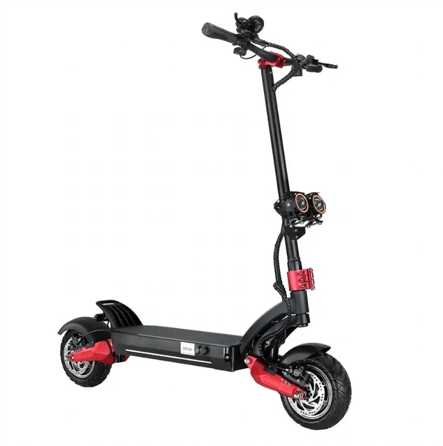 Portable Two-Wheel Off-Road Folding Electric Scooter 10 Inch 60V 1600W Dual Motor Waterproof Adults Long Range E-Scooters