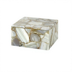 Caja de Joyería de Tamaño y Forma Personalizados, Diseño Admirable, Caja de Joyería Cosmética de Mármol con Calidad Exclusiva - Product Image 1