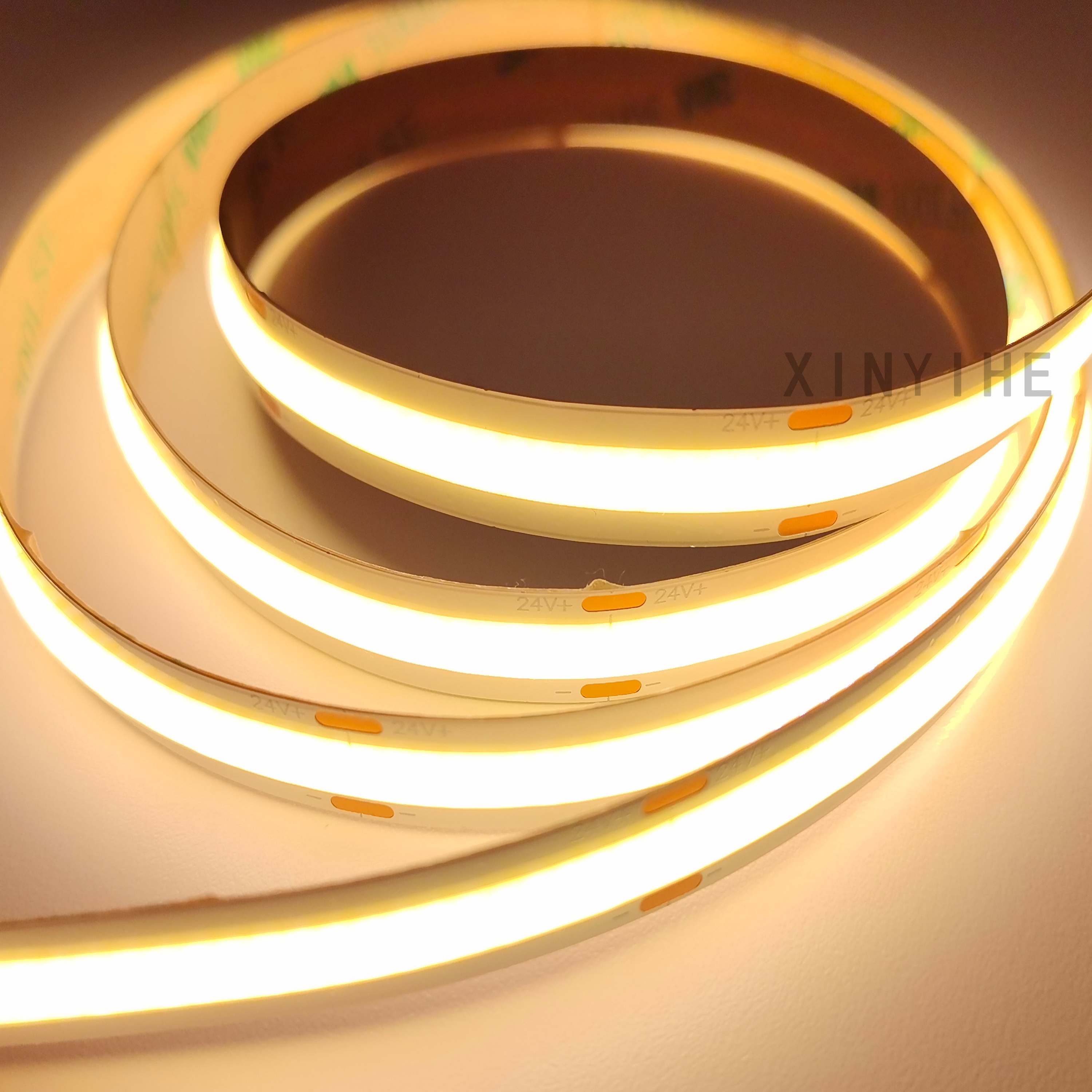 Cob Led Strip Light 480LEDs/M 24V 10mm Wide One Lamp One Cut USB IP20 Rated Dimmable Home & Landscape Lighting