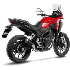 LV-10 sistema di scarico per motocicli in edizione nera per Honda NX 500 2024-2025 20427 Model Year - Product Image 2