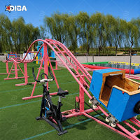 Parc d'attractions intérieur et extérieur Global Business Playground avec montagnes russes pour projets commerciaux de centres de jeux pour enfants