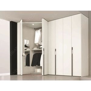 Preiswerter Schrank Schlafzimmermöbel Verkauf Schrank Holz <span class=keywords><strong>4</strong></span>-Türen-Schrank Schrank weißer Schrank Kleiderschrank - Product Image 3