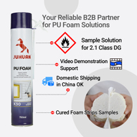 Mousse de polyuréthane liquide en spray JUHUAN en gros pour le remplissage des joints de construction