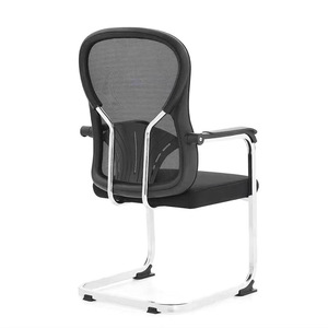 Office Chair Mesh Back Ergonomic Fixed Armrest Bow Frame Workstation Chair - Product Image 3