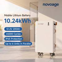 Batería de Litio-ion LiFePO4 Novoage Libra GP Serie 10H para Almacenamiento de Energía en el Hogar, IP65, 51.2V, 6000 Ciclos