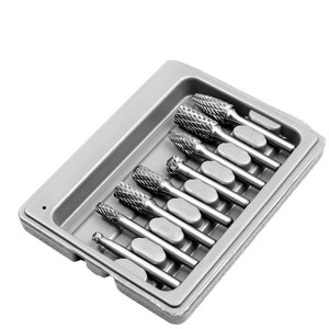 Yili Hardware 8-Piece Tungsten Carbide Grinding Heads 6mm Shank For Grinder Wood Carving Accessories - Product Image 3