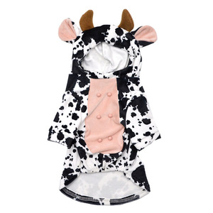 Creative <b>Cow</b>-Themed Pet Costume Dairy <b>Cow</b> Color Four Seasons Dog Cat Outfit Transformation Clothes - Product Image 5