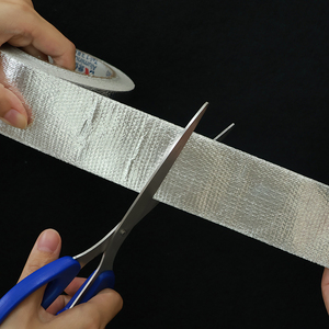 Klimaanlagen-Rohrwickelband Hitzebeständiges Glasfaser-Aluminiumfolienband für Industrielle Belüftungs- und Kanalsysteme - Product Image 2