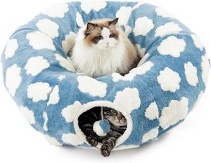 Camas portátiles personalizadas para casa de gatos, nido suave para mascotas, accesorios para gatos, productos de túnel para un almacenamiento conveniente - Product Image 2