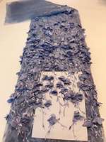 Tissu en dentelle brodée 3D de haute qualité nigériane, dentelle africaine écologique pour robes de soirée et de mariage