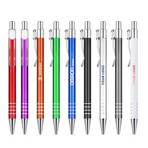 High Quality Custom Logo Click <b>Pen</b> Promotional Metal Ballpoint 0.5mm Writing Width Personalized Business Promotion Gift Gel <b>Pens</b> - Product Image 1