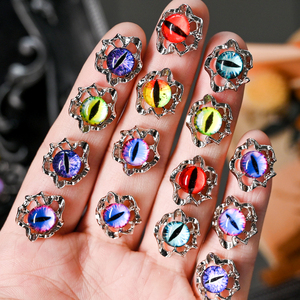 Evil Eye Nail Art Charms Luxe 3D Métal Cristal Strass À La Mode Acrylique Gem <span class=keywords><strong>pour</strong></span> DIY <span class=keywords><strong>Manucure</strong></span> Décorations <span class=keywords><strong>pour</strong></span> <span class=keywords><strong>Halloween</strong></span> - Product Image 1
