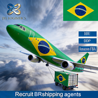 Agente de Carga Aérea FBA, Envío a Brasil Puerta a Puerta, Servicio de Logística, Entrega, Exportación, Consolidación, Tarifas DDP