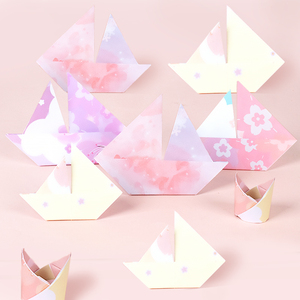 Papel de Cartulina de Color con Diseño de Flores de Cerezo A4, Impresión Offset a una Cara, Papel para Manualidades de Jardín de Infancia, Origami, Venta al por Mayor - Product Image 5