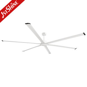 1stshine LED Ventilador de techo Tamaño OEM 70/80/100 pulgadas Aspas de aluminio Ventilador de techo grande con iluminación de control remoto opcional - Product Image 1