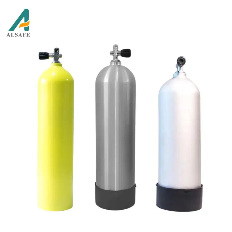 Alsafe Scuba Cylinder 0.5-15L Diving Air Tank Customize Scuba Tank Oem Diving Cylinder