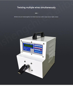 Fil de cuivre toronneuse enroulement fil d'isolement tressé et câbles torsadés connecter brin dans un outil portable - Product Image 6