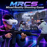 Ensemble de jeu de tir interactif en intérieur, casque VR PICO 4 Ultra, lunettes de réalité mixte, réalité augmentée, équipement multijoueur