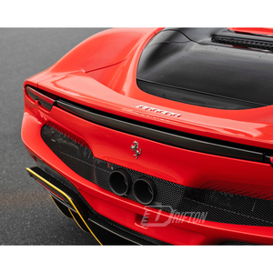 For Ferrari 296 High Quality Carbon Fiber <b>Rear</b> <b>Spoiler</b> Lower Lid For Ferrari 296 GTB & GTS 2021-2025 - Product Image 3
