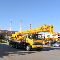 Grue mobile hydraulique télescopique de 16 tonnes avec pompe HYDAC et moteur Changchai, hauteur de levage de 35 m