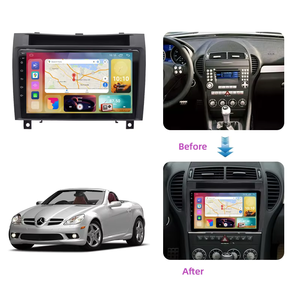 HENGMALL pantalla táctil <span class=keywords><strong>Gps</strong></span> navegación 9 pulgadas <span class=keywords><strong>2</strong></span> Din Android coche Radio estéreo reproductor de vídeo para <span class=keywords><strong>Benz</strong></span> <span class=keywords><strong>SLK</strong></span> 2004-2010 - Product Image 3