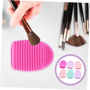 Efficiente e alla Moda: Pulitore per Pennelli da Trucco Tianbo in Silicone a Forma di Uovo con Motivo Geometrico, Strumento di Lavaggio Originale, Idea Regalo - Product Image 6