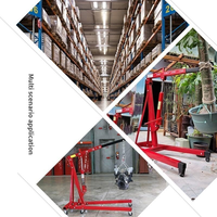 Grue hydraulique de levage de moteur, outil de levage, grue mobile pliable de 2 tonnes