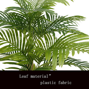 Palma Areca Artificiale in Plastica Verde 150cm con Vaso <span class=keywords><strong>Bonsai</strong></span> per Decorazione Interna ed Esterna Ecologica - Product Image 3
