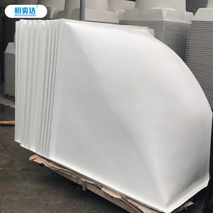 พัดลมดูดอากาศแบบแกน FRP สีขาว ยี่ห้อ Hengshuangda ใช้ไฟ 220V สำหรับโรงงานและโรงงานอุตสาหกรรม - Product Image 1