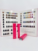 CANSE Nuancier de coloration capillaire permanente de qualité supérieure en fibres mates personnalisées, application facile, colorant capillaire professionnel pour salon, nuancier de cheveux