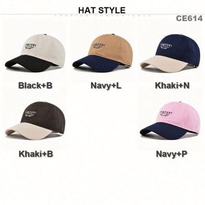 หมวกเบสบอลปีกโค้งสองสี ผ้าฝ้าย 100% ราคาประหยัด ไม่มีโครง ปักลายสไตล์ Dad Hat  แบบสปอร์ตและเป็นทางการ  สำหรับทุกเพศ - Product Image 3