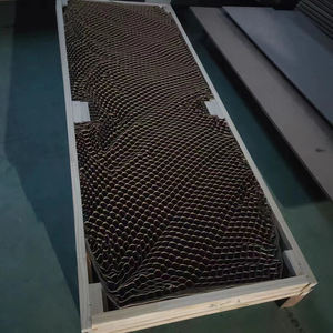 32 pouces. X 80 po. Porte intérieure moderne moulée en nid d'abeille à <span class=keywords><strong>5</strong></span> panneaux, apprêtée en blanc - Product Image 3