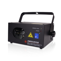 Big Dipper KM002RGB 180mW RGB DMX512 Schallaktivierter Motorisierter Bühnen-Laser-Lichtprojektor für KTV Bar Club DJ Disco