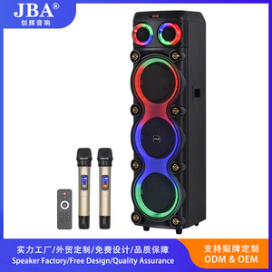 Portable Speaker With 2 <b>Wireless</b> <b>Microphones</b> 3060W Output Rechargeable Battery For Outdoor Karaoke Parties - Product Image 5